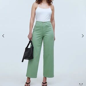 NWT Petite curvy wide-leg crop pants